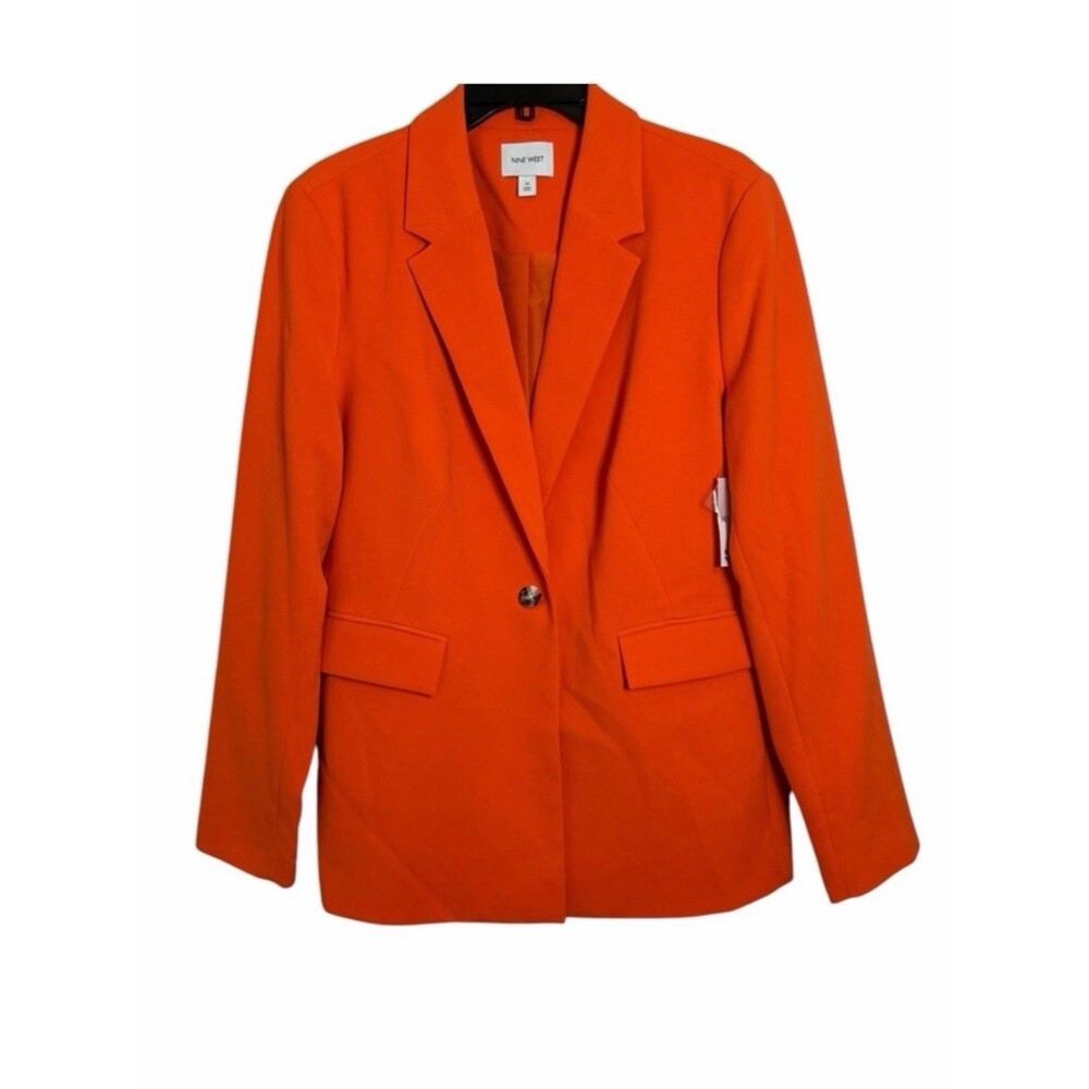 NINE WEST NWT The Bold Blazer *Fresh Lava 12